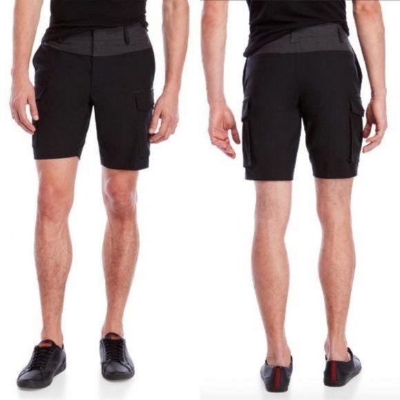 Kit and Ace Other - Kit and Ace Black In The Field Cargo Shorts Color